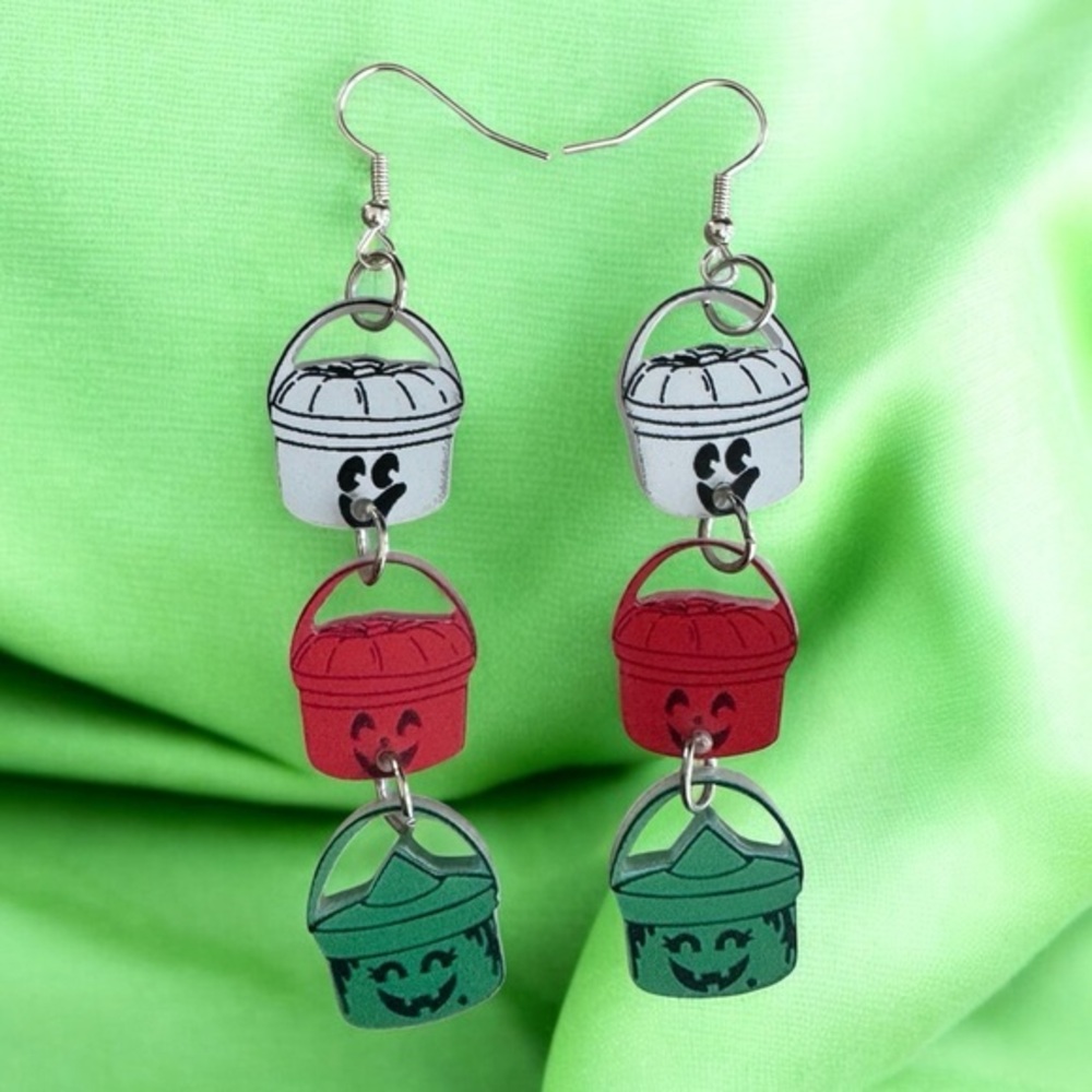 Halloween Acrylic Earrings!